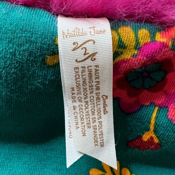 Matilda Jane Vest Girls 2T Magenta Green Floral Fuzzy Boho Eclectic Hipster 2019 - Picture 4 of 5